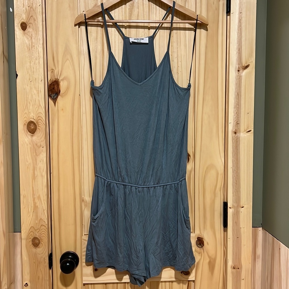 Dusty Blue Romper